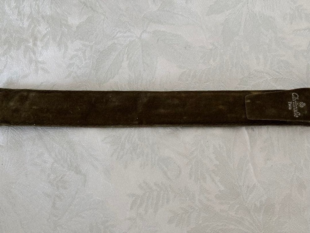 Christofle chopsticks Ebony with Gold Rings with case