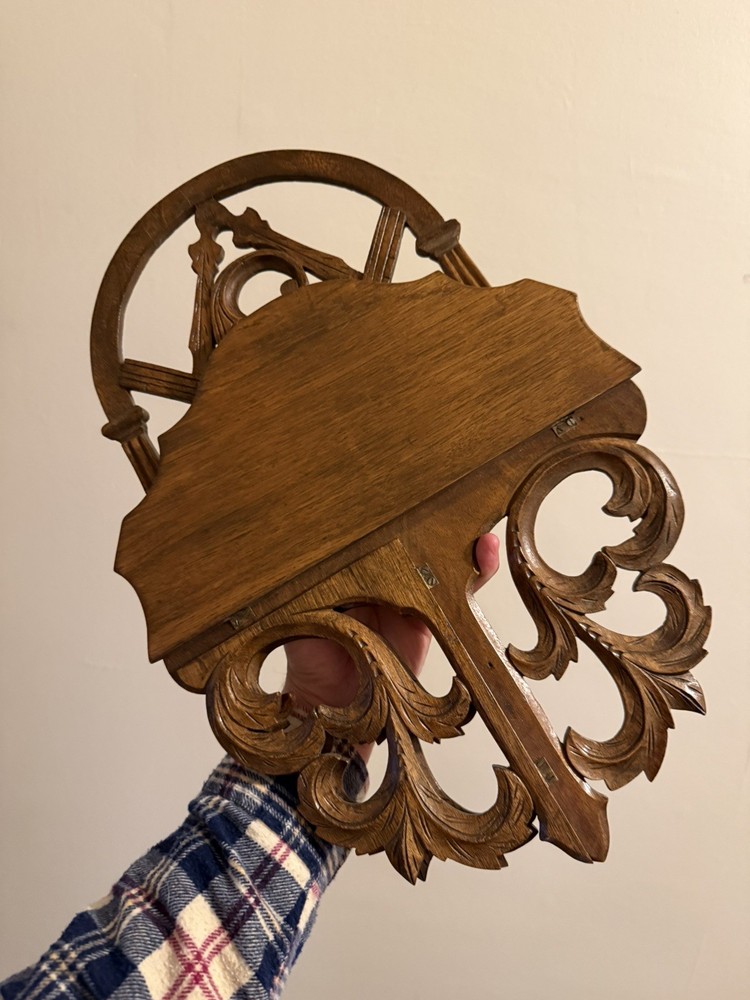 Antique Decorative Masonic Free Mason Wall Shelf