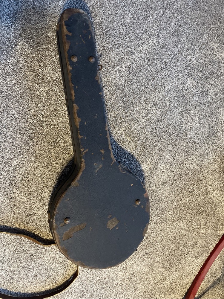 Wurlitzer 4 String Tenor Banjo. Hubcap Back