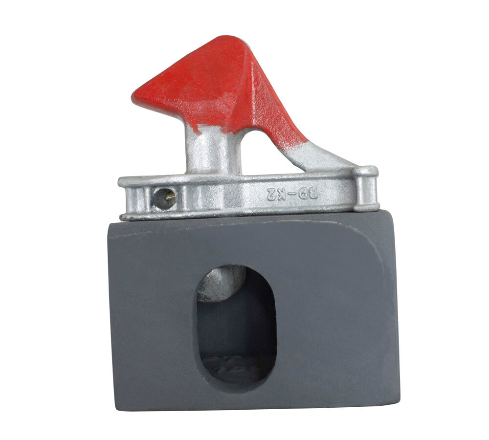 Container Mid Lock Steel Cast w/ Red Markings