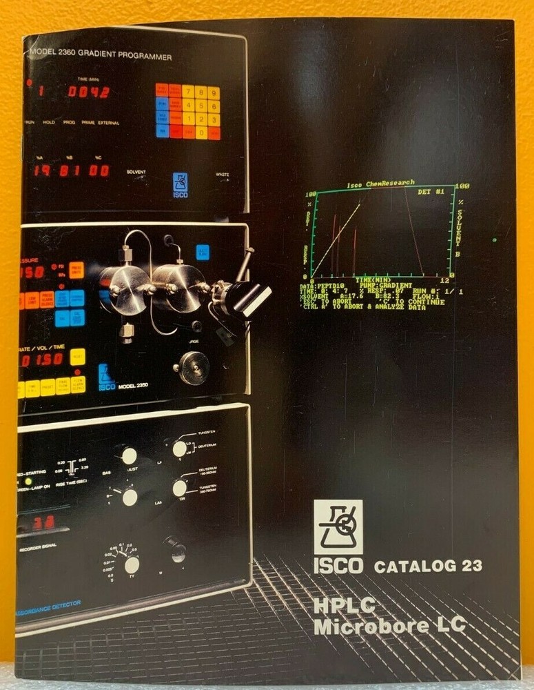 ISCO, Inc.1987 HPLC Microbore LC Catalog 23.