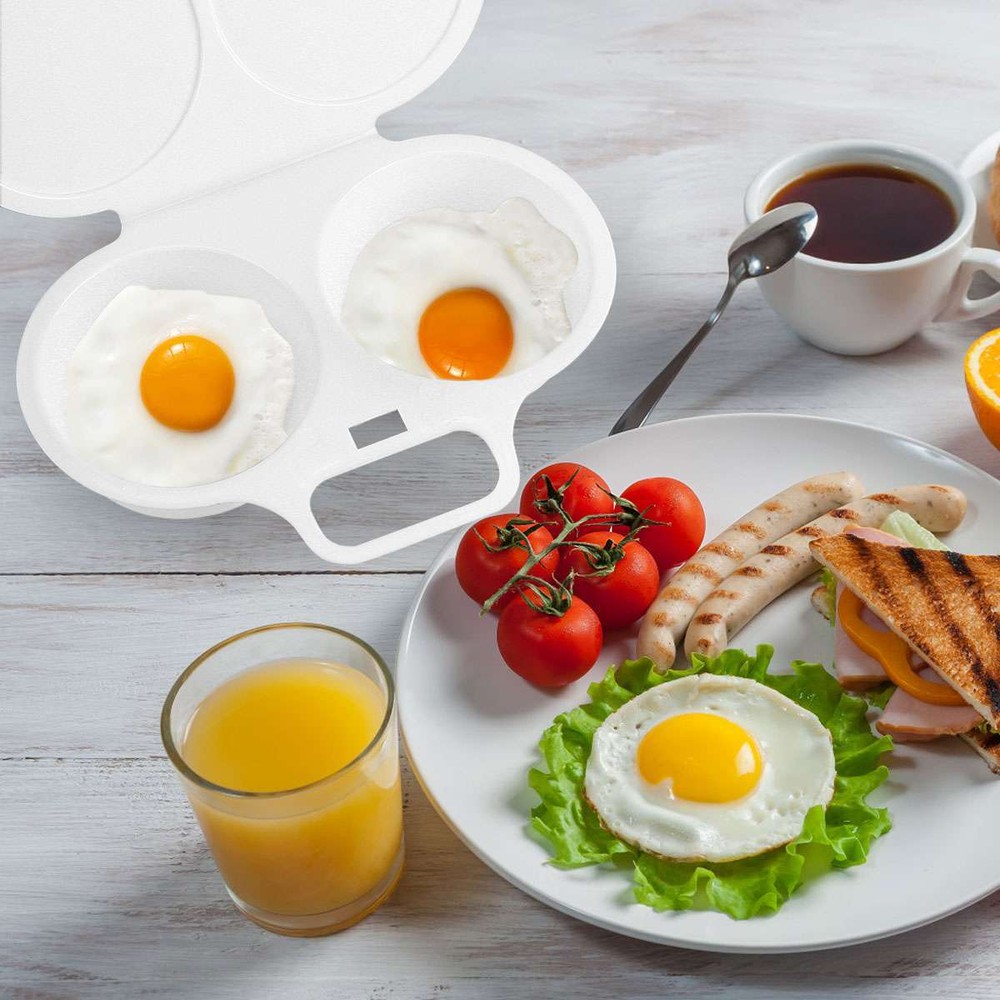 Kitchen Microwave Egg Poacher Poached Egg Cooker Egg Maker Poached Egg Steamer