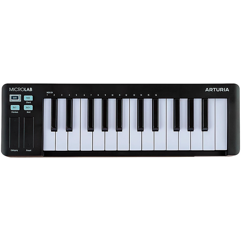 Arturia MicroLab mk3 MIDI Controller Black