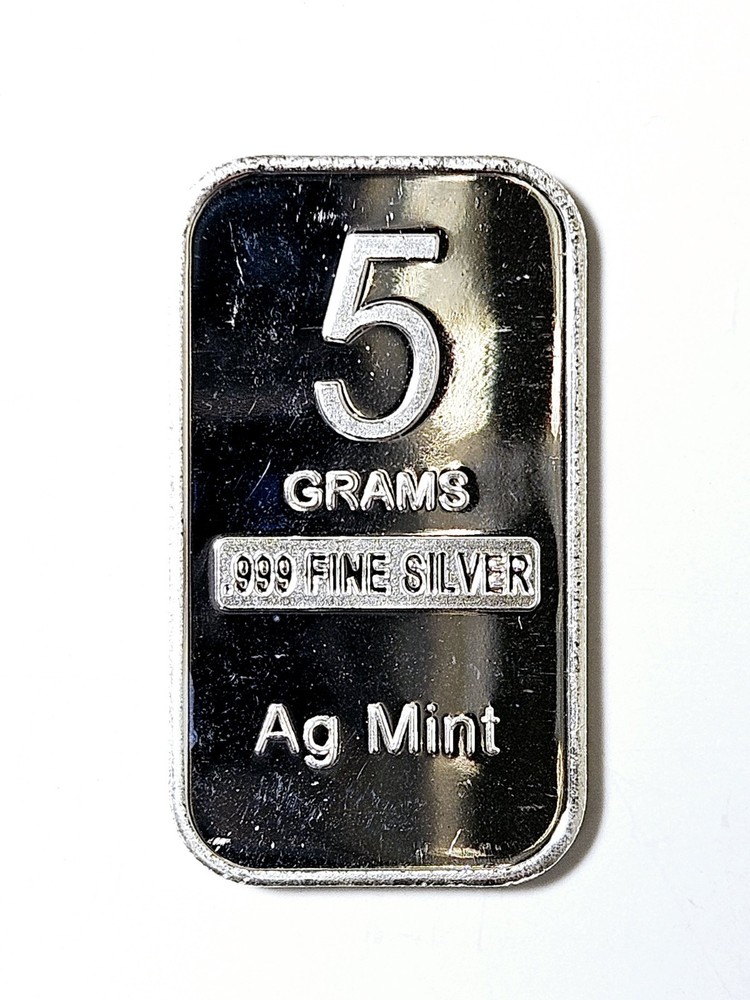 Dragon 5 Grams .999 Fine Silver Bar 🐉
