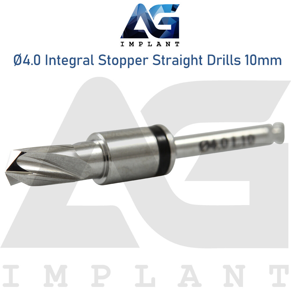 Integral Stopper Straight Drills Kit External Irrigation Dental