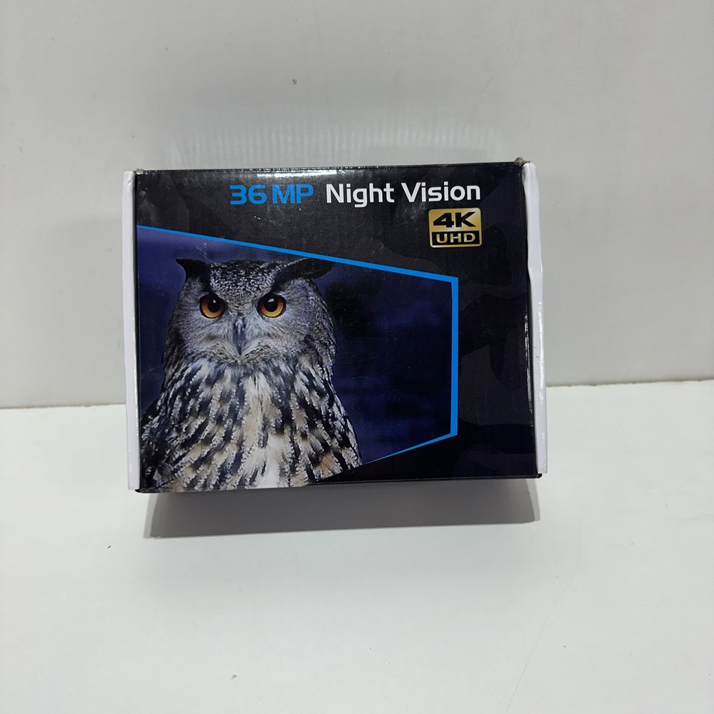 36 MP Night Vision 4k UHD, Black Color Binoculars! Includes Strap, SD Card