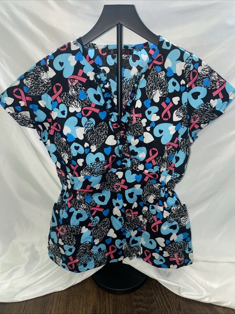 Women's Flex Back V-Neck Scrub  SIZE MEDIUM