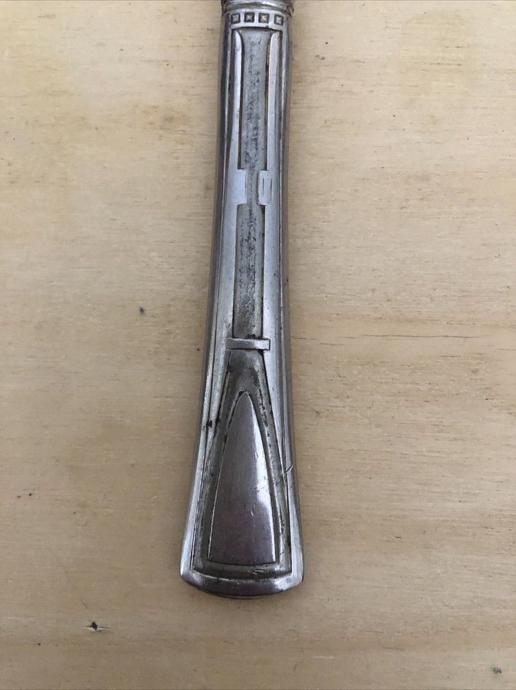 Antique D. Peres Solingen Germany Fork Ornate Handle Serving Dinner