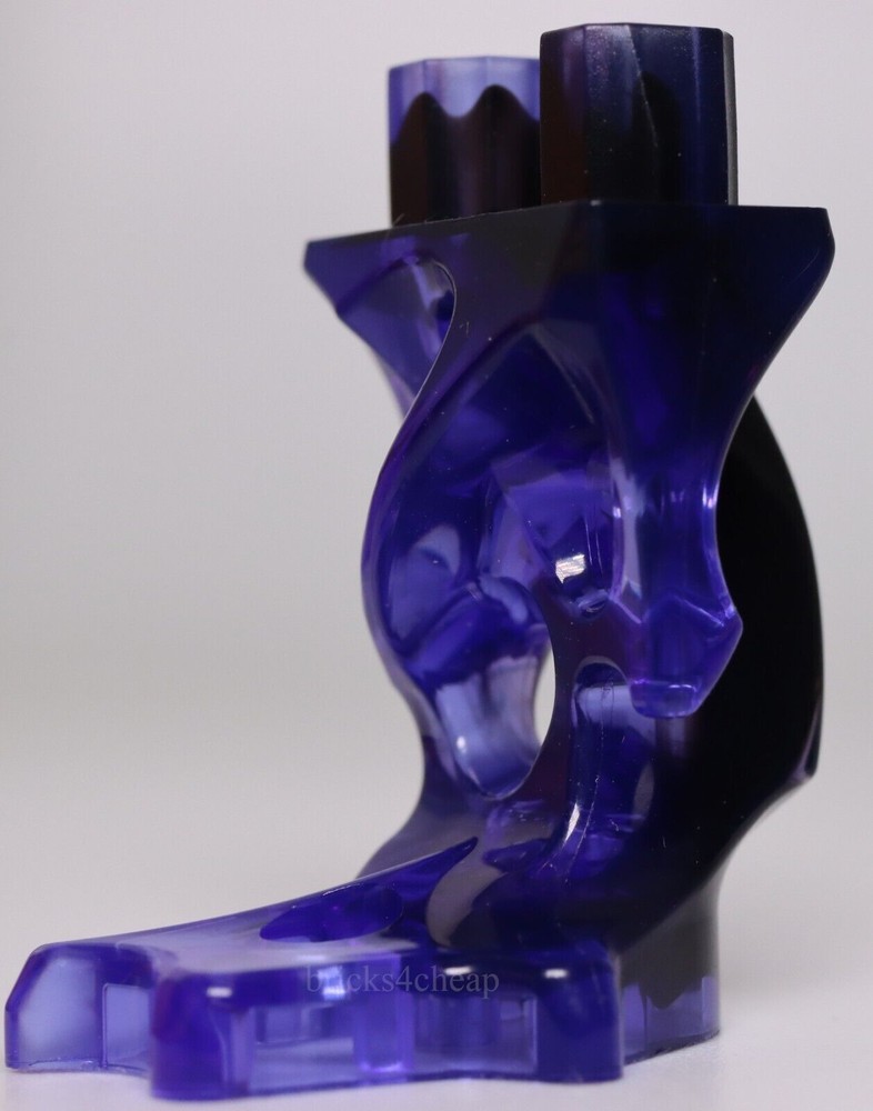 Lego Trans Purple Lower Body Ghost with Marbled Black Pattern