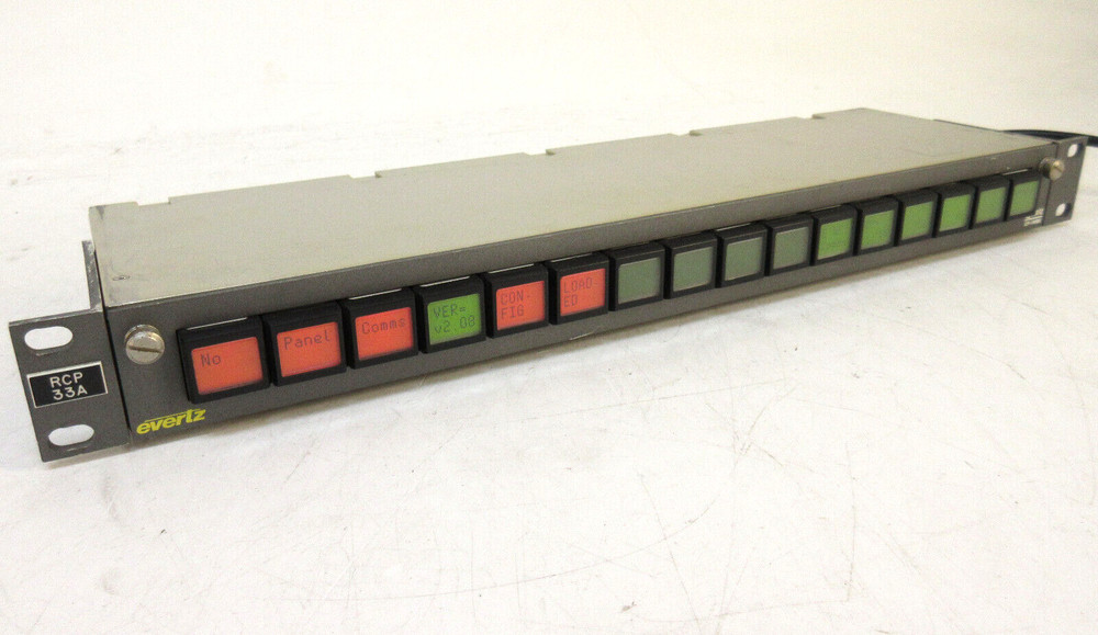 Evertz CP-1000E Intelligent Router Control Panel Routing Switch CP1000E