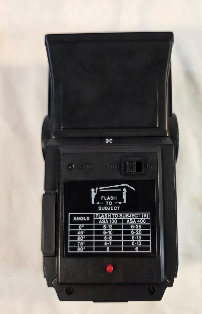 Nishika Twin Light 3010 Flash Unit Vintage Camera Flash Untested