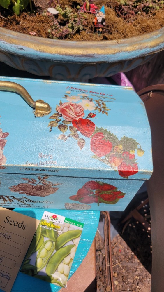 vintage tool box metal