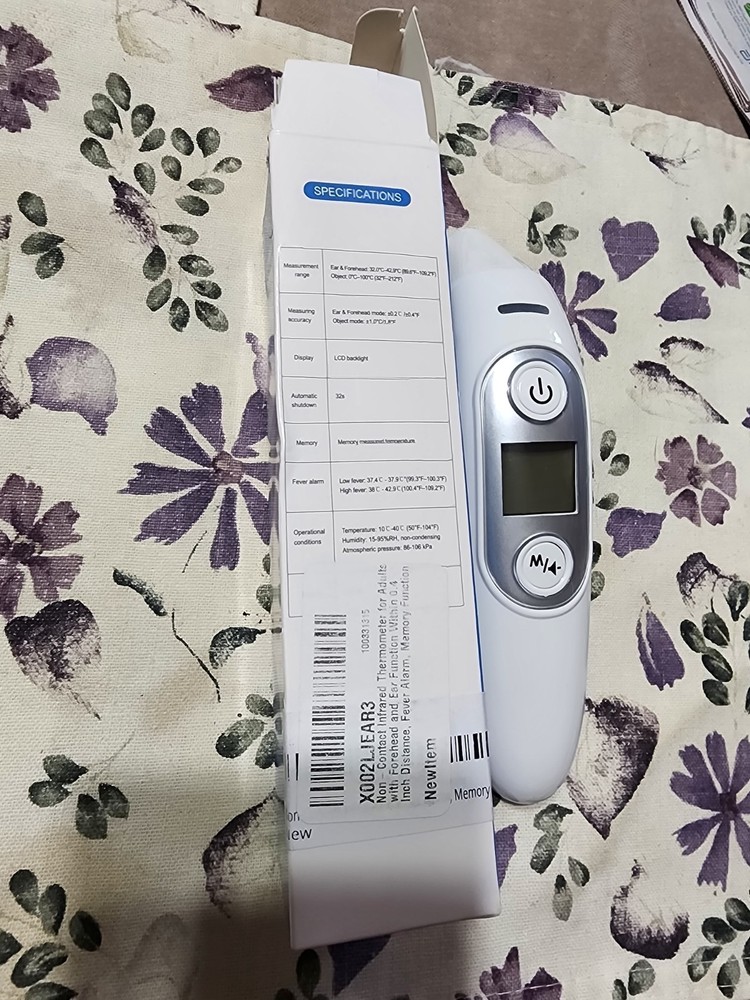 NIB Forehead And Ear Infrared Thermometer