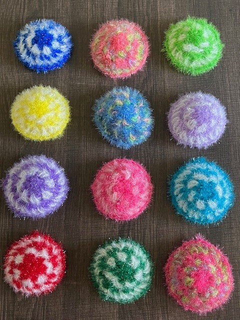 Handmade Double-Sided Dish Scrubbies
