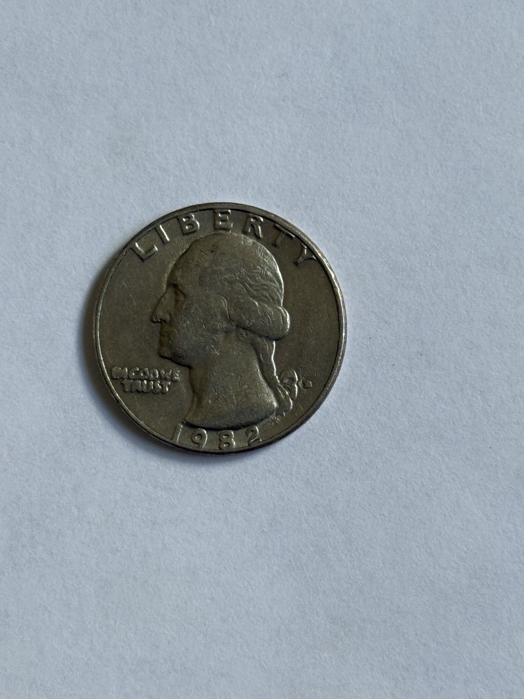 1982 D Washington Quarter, Filled In Mint Mark Error/Multiple error