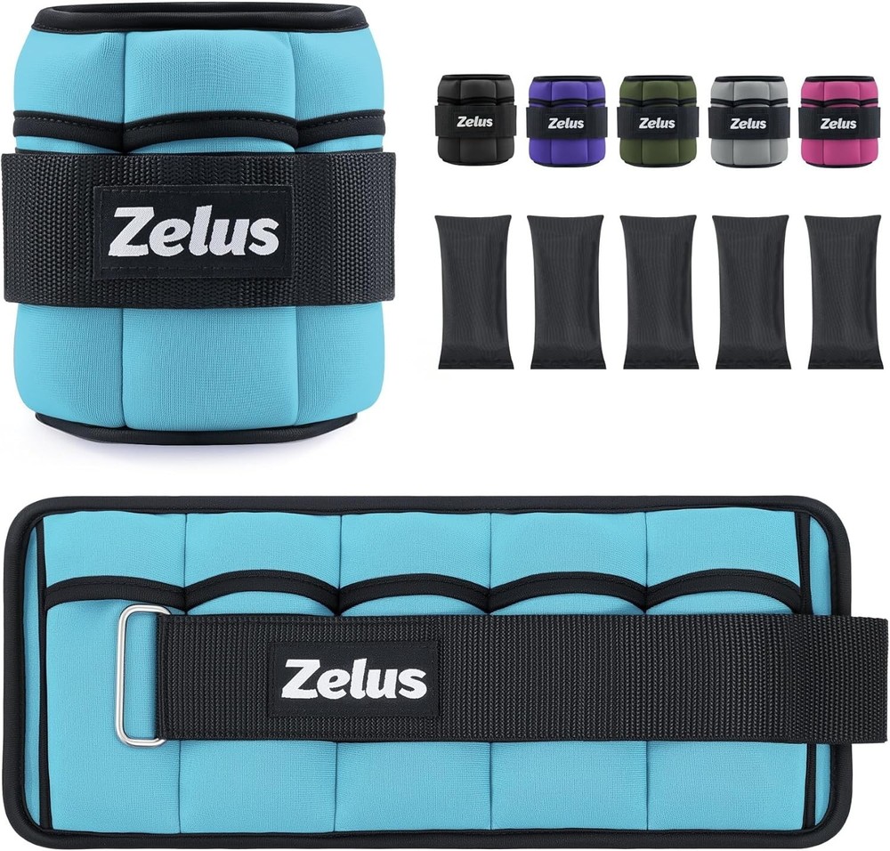 1 Pair Adjustable Ankle Weights, 2 4 6 8 10 lb Modularized Leg Weight Straps ...