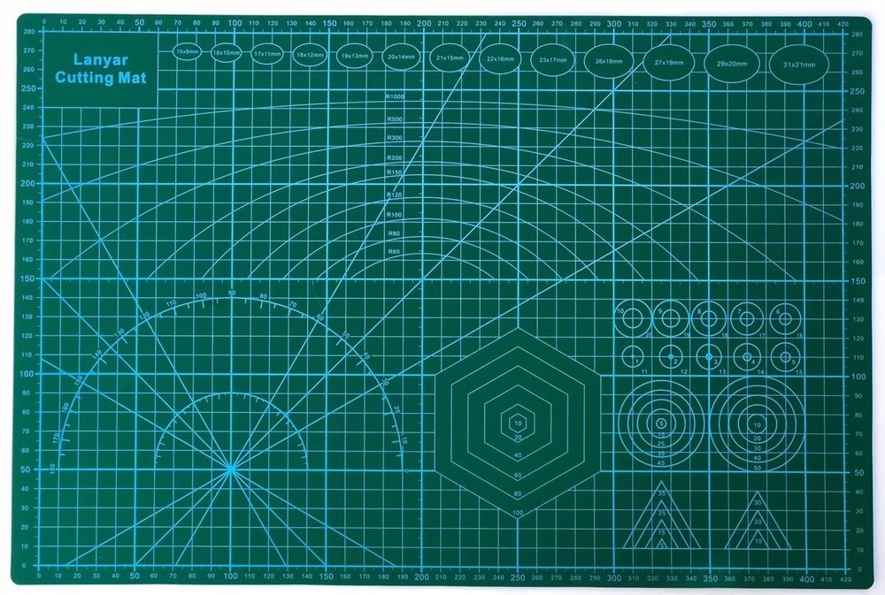 Gundam Model Builder's Cutting Mat 12"x18"(A3)
