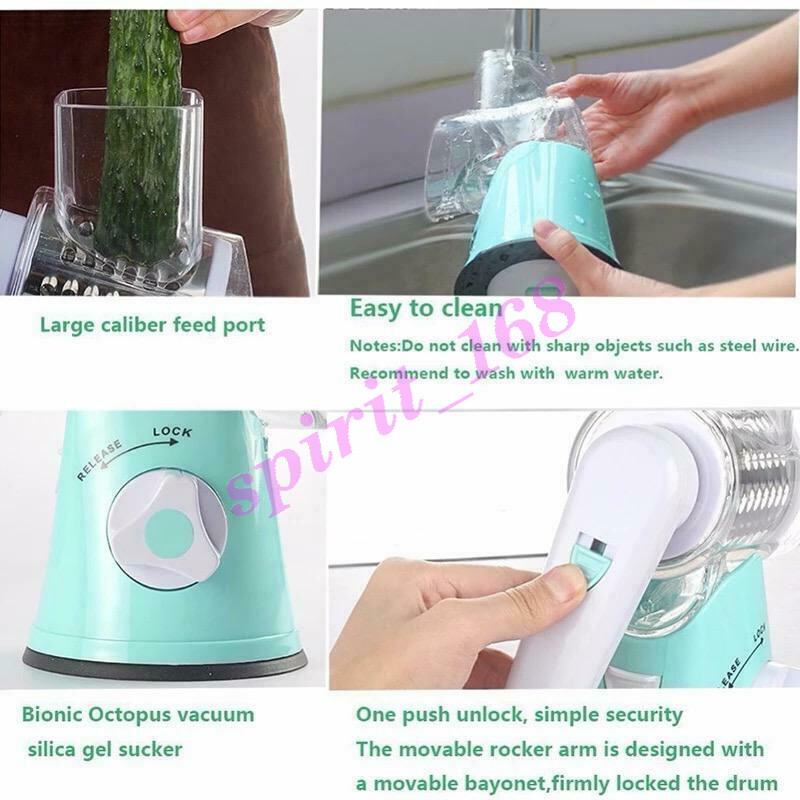Hand Spiralizer Fruit Kitchen Tools Cheese Vegetable Cutter Peeler Grater Slicer