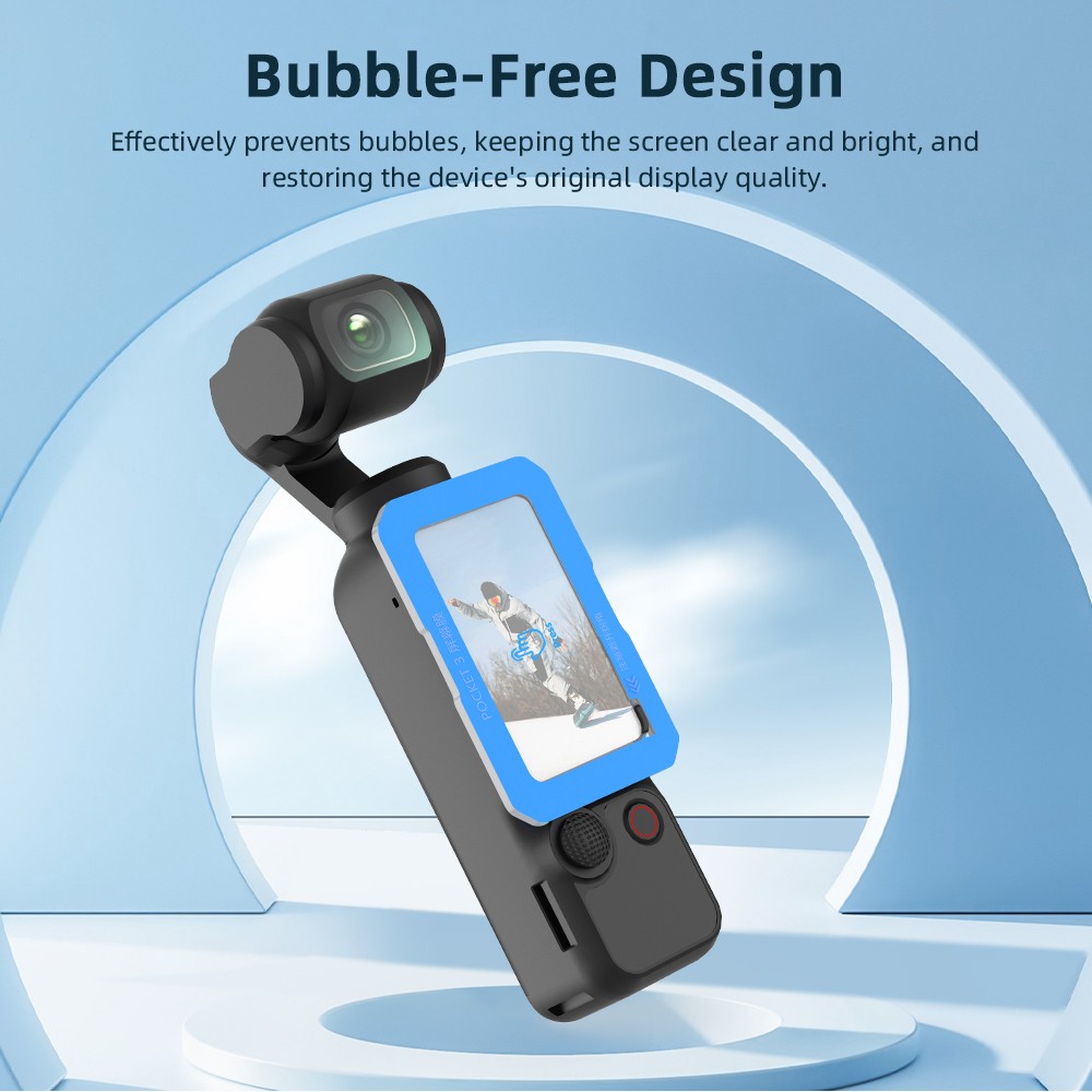 Camera Screen Quick Mount Tempered Film Kit Screen Protector For DJI Pocket 3