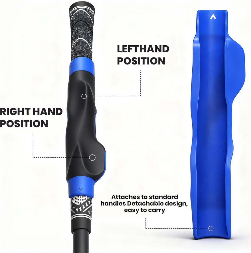 Golf Grip Trainer – Right-Hand Swing Trainer & Practice Grip Corrector for Prope