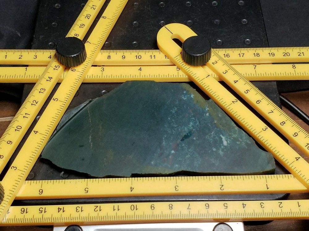Bloodstone Jasper rough slab (3.6 oz.)