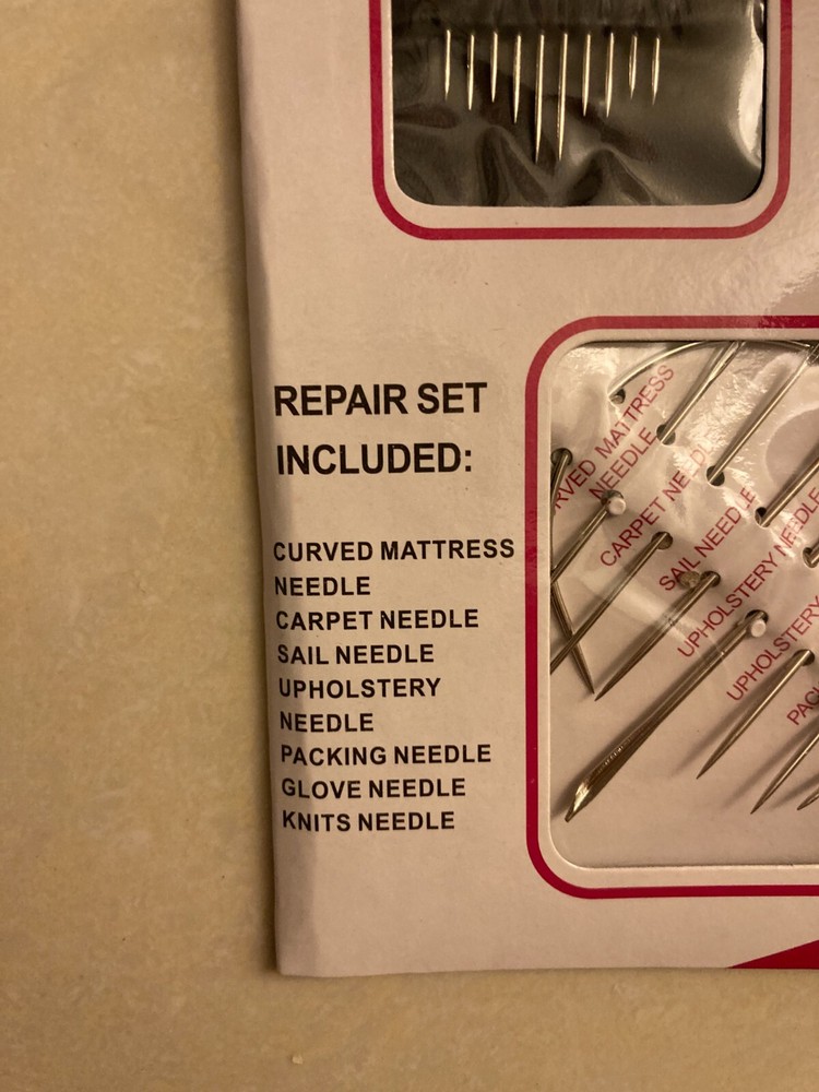 18 multi-used needles self threading needles