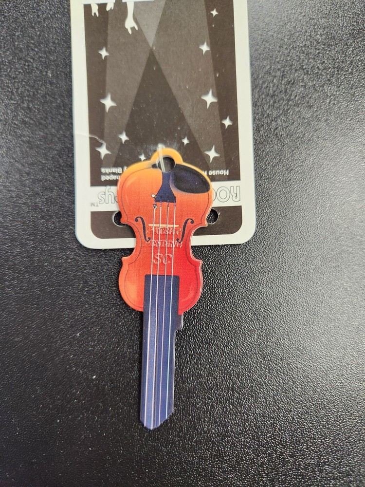 VIOLIN SHAPED SCHLAGE SC1 KEYBLANK - READ DETAILS BELOW