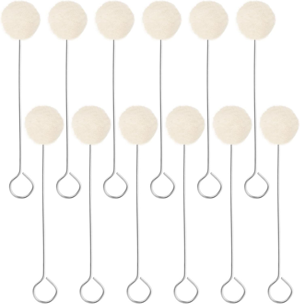 Wool Daubers Ball Brush Leather Dye Tool Wool Balls Dauber Dyeing Applicator wit