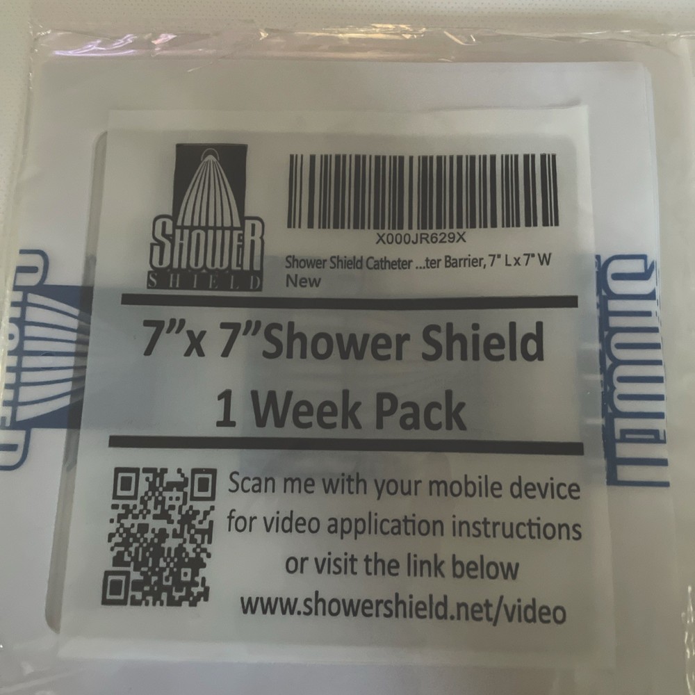 7 X 7 Shower Shield One Week Pack New Sealed