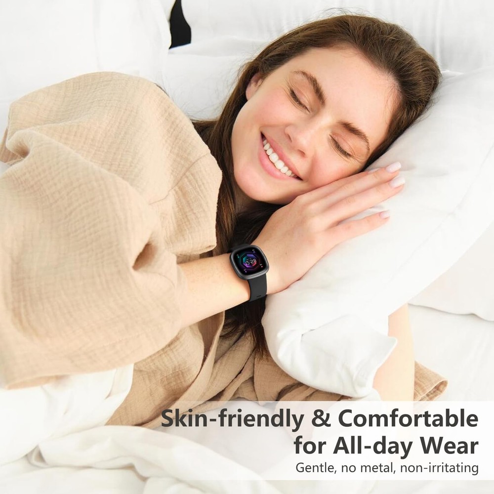 Fitbit Bands - Soft Sport Strap for Fitbit Sense/Sense 2/Versa 4/Versa 3 , La...