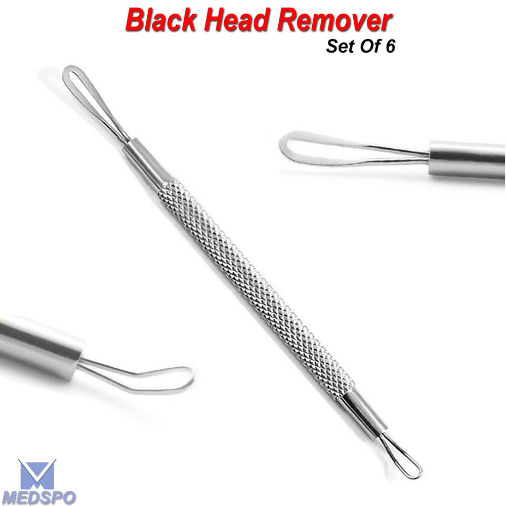 Comedone Blackhead Remover Pimple Acne Extractor Spot Cleaner Instruments CE