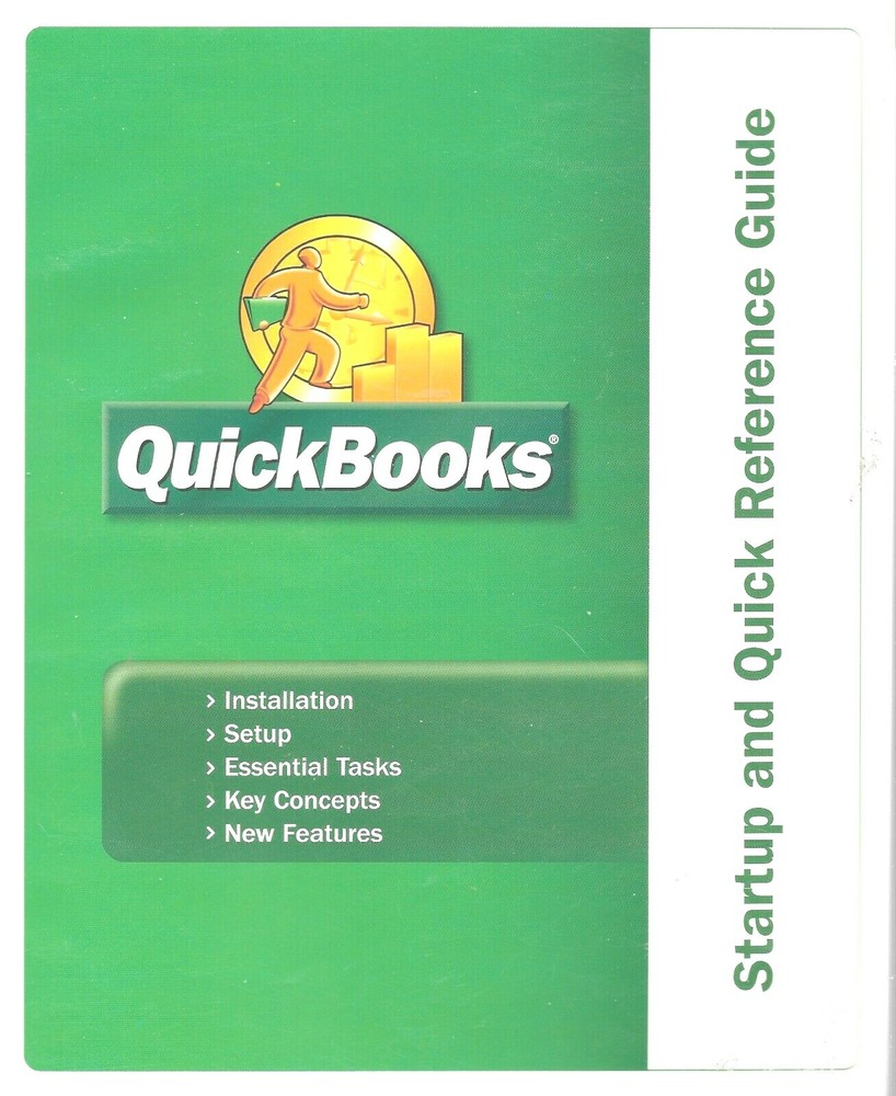 Intuit QuickBooks Startup Quick Reference Guide 2006 Manual Only No Disc
