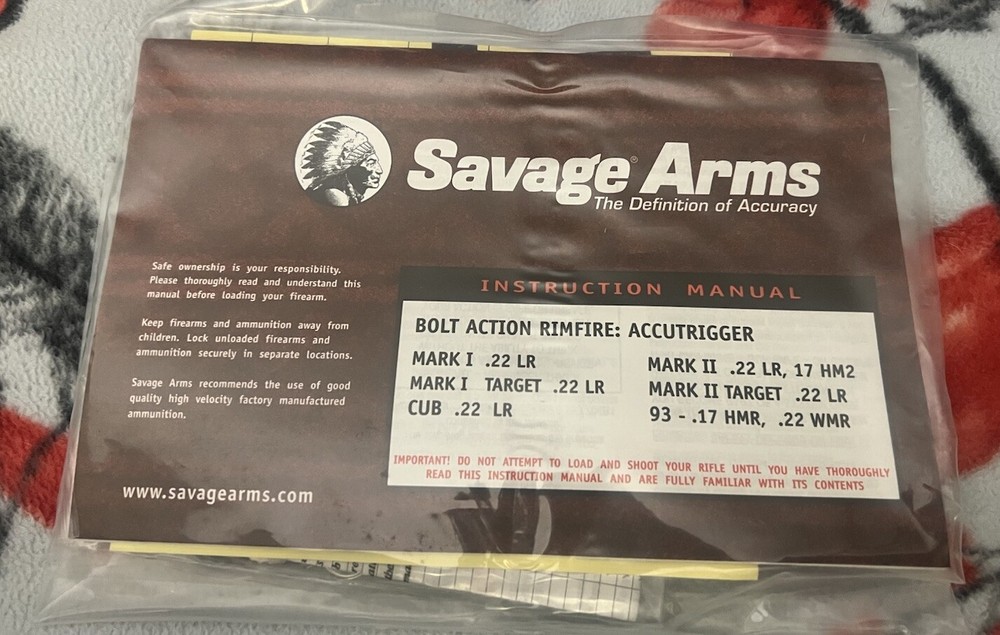 Savage Mark 1 & Mark 2 Manual