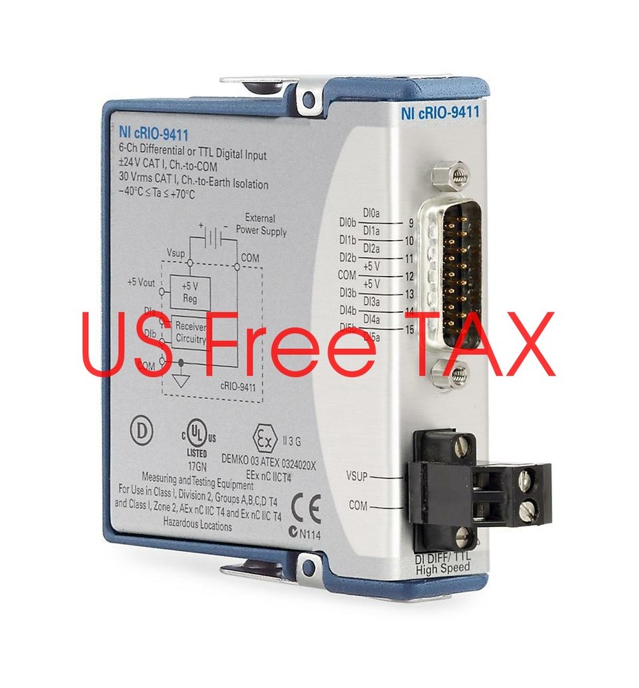 NEW - National Instruments NI 9411 cDAQ Differential Digital Input Module