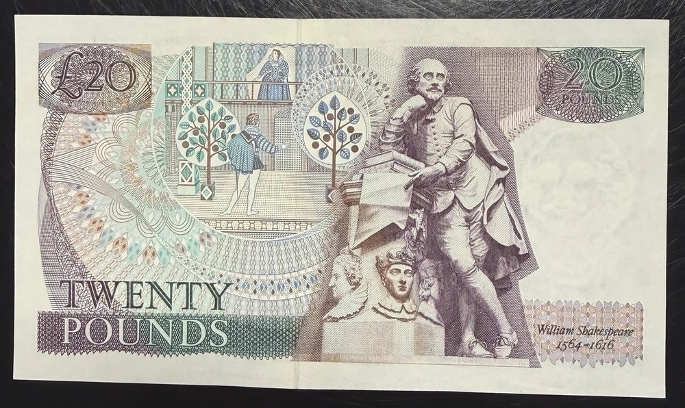 Old Twenty £20 Pound Note Uncirculated