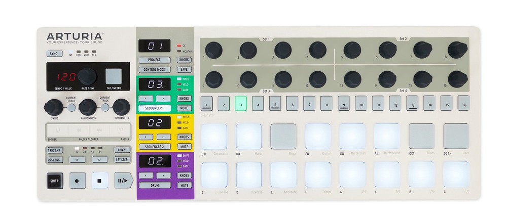 Arturia BeatStep Pro 64-Step Sequencer Midi USB DJ Recording Pad Controller