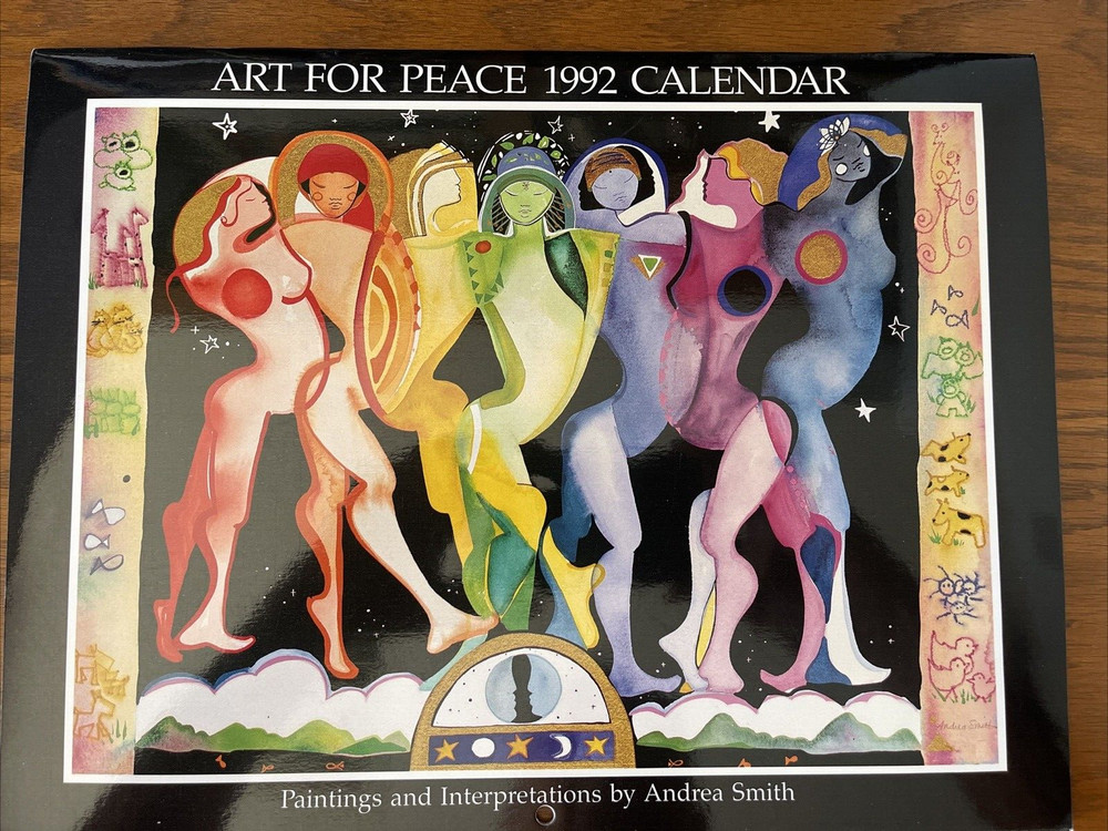 ANDREA SMITH ART FOR PEACE 1992 CALENDAR