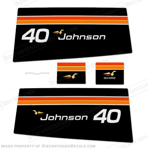 Fits Johnson 1975 40hp Decals