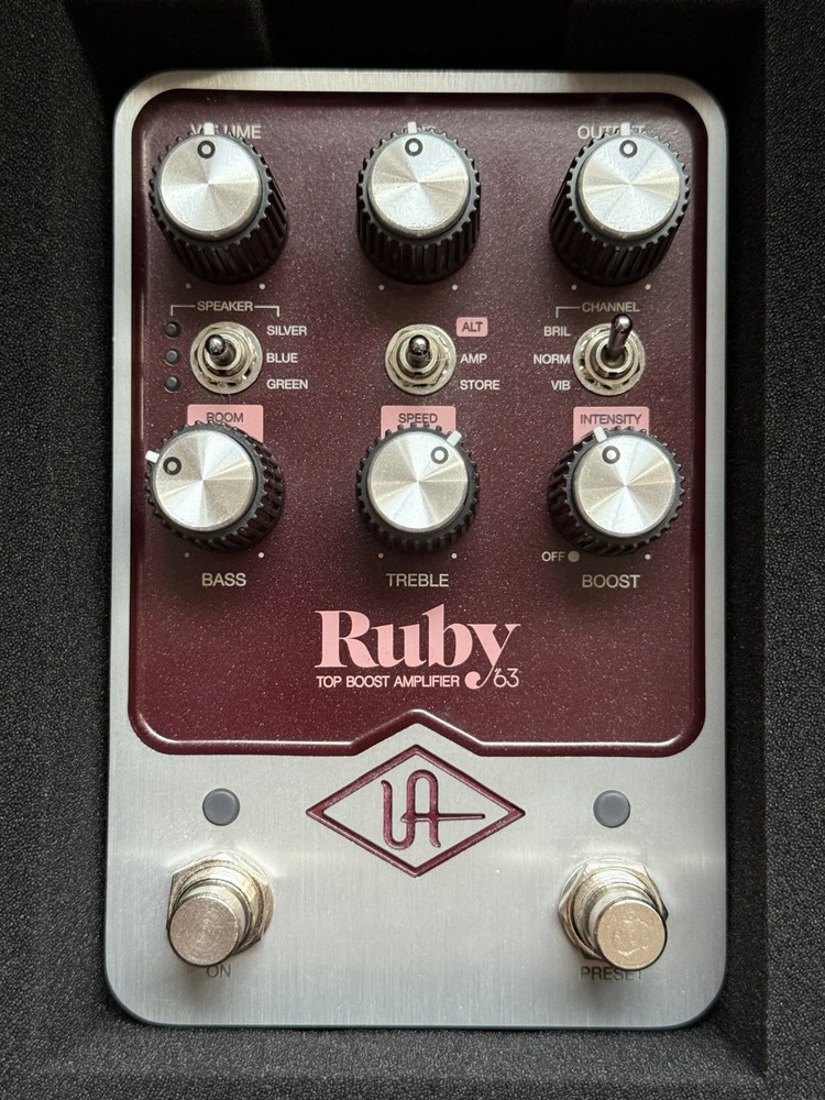 Universal Audio UAFX Ruby '63 Top Boost amplifier - New/Open Box