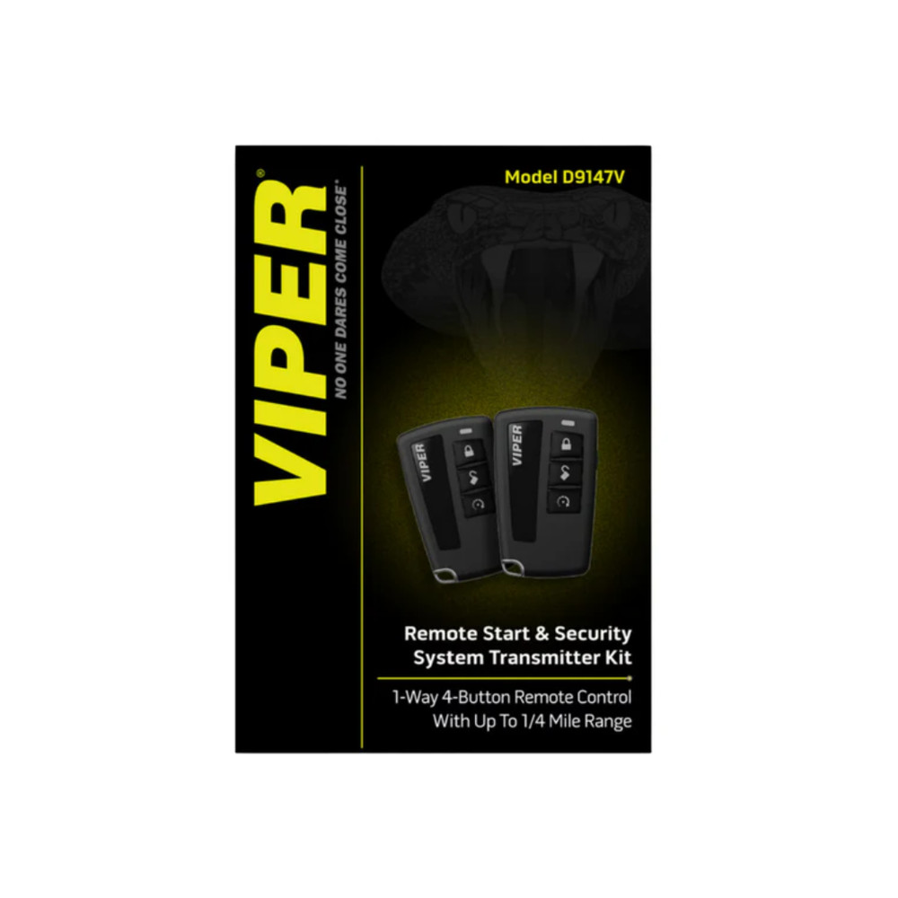 Viper D9147V 1-Way 4-Button Remote Start & Security System Transmitter Kit