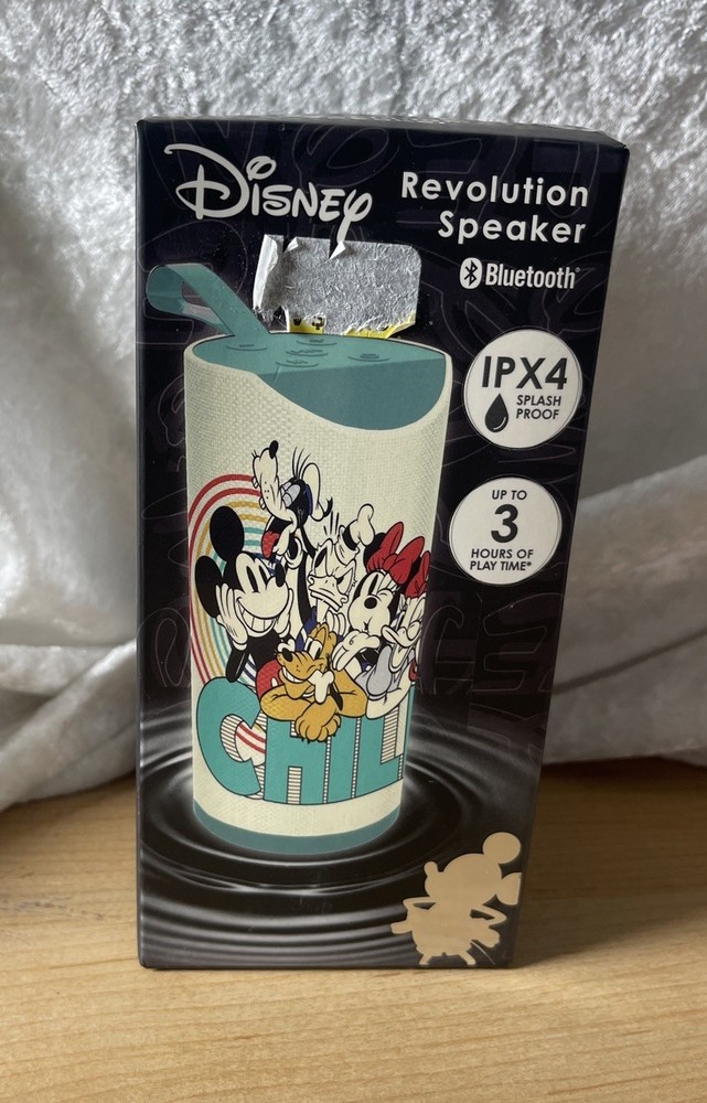 🆕 iJoy Disney Revolution Speaker Bluetooth, Wireless Splash Proof