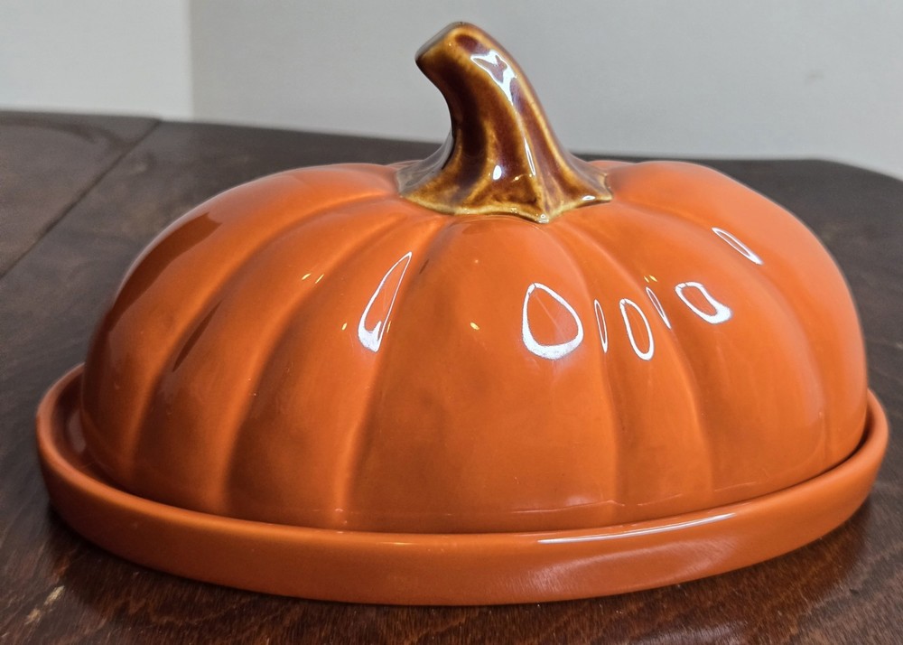 CELEBRATE TOGETHER FALL PUMPKIN BUTTER DISH