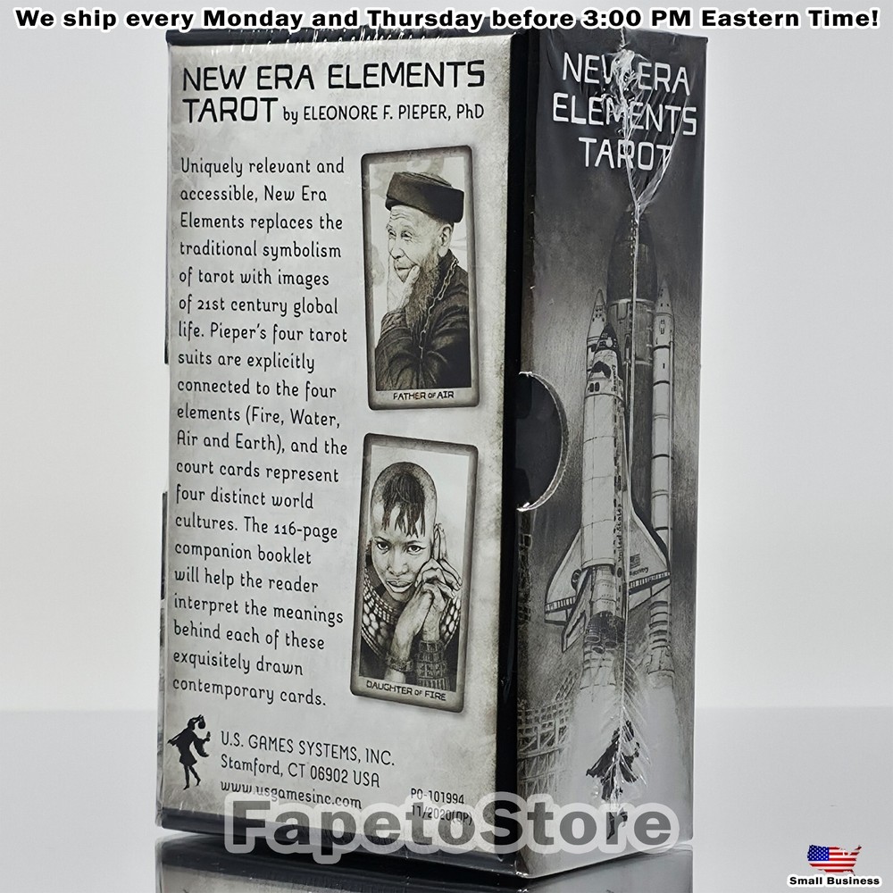 U.S. Games Systems - New Era Elements Tarot, Oracle Deck and Guide Set