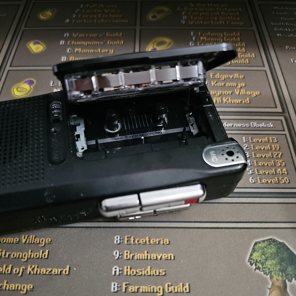 Panasonic RN-502 VAS Microcassette Recorder Works - Low Speed Flutter