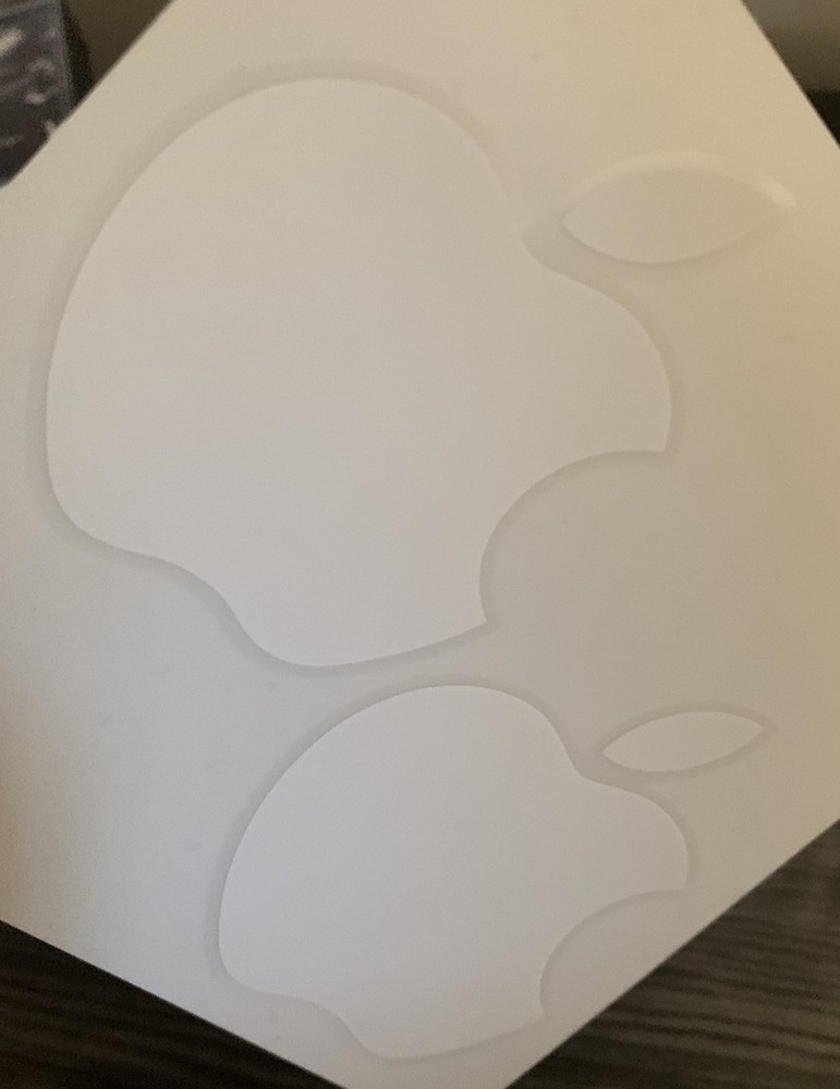 Apple Logo ~ Stickers 2 ~ White