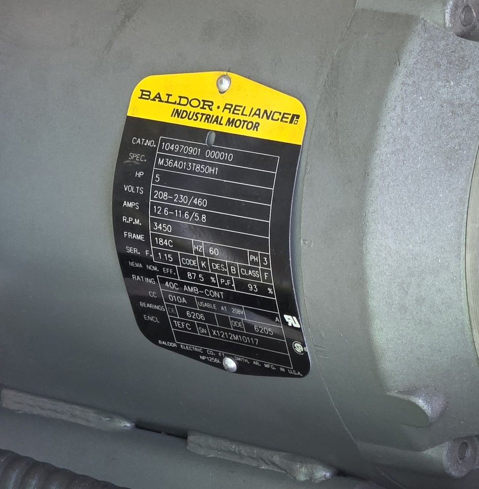 Somat HE-6S3 Somat Extractor 6” Remote Pulper Processes READ DESCRIPTION