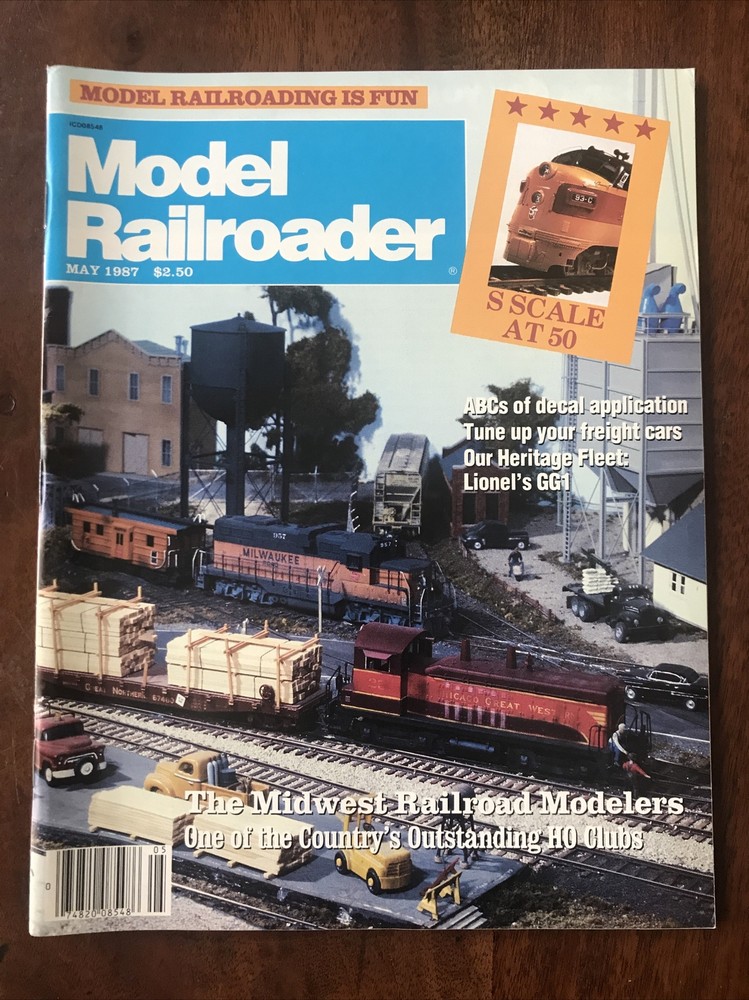 Model Railroader Train Magazines 1987 Complete Year 12 Issues Hobby Layouts GUC