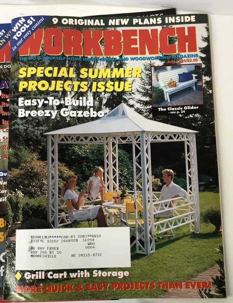 Lot Of Work Bench Magazines Wood Working Projects