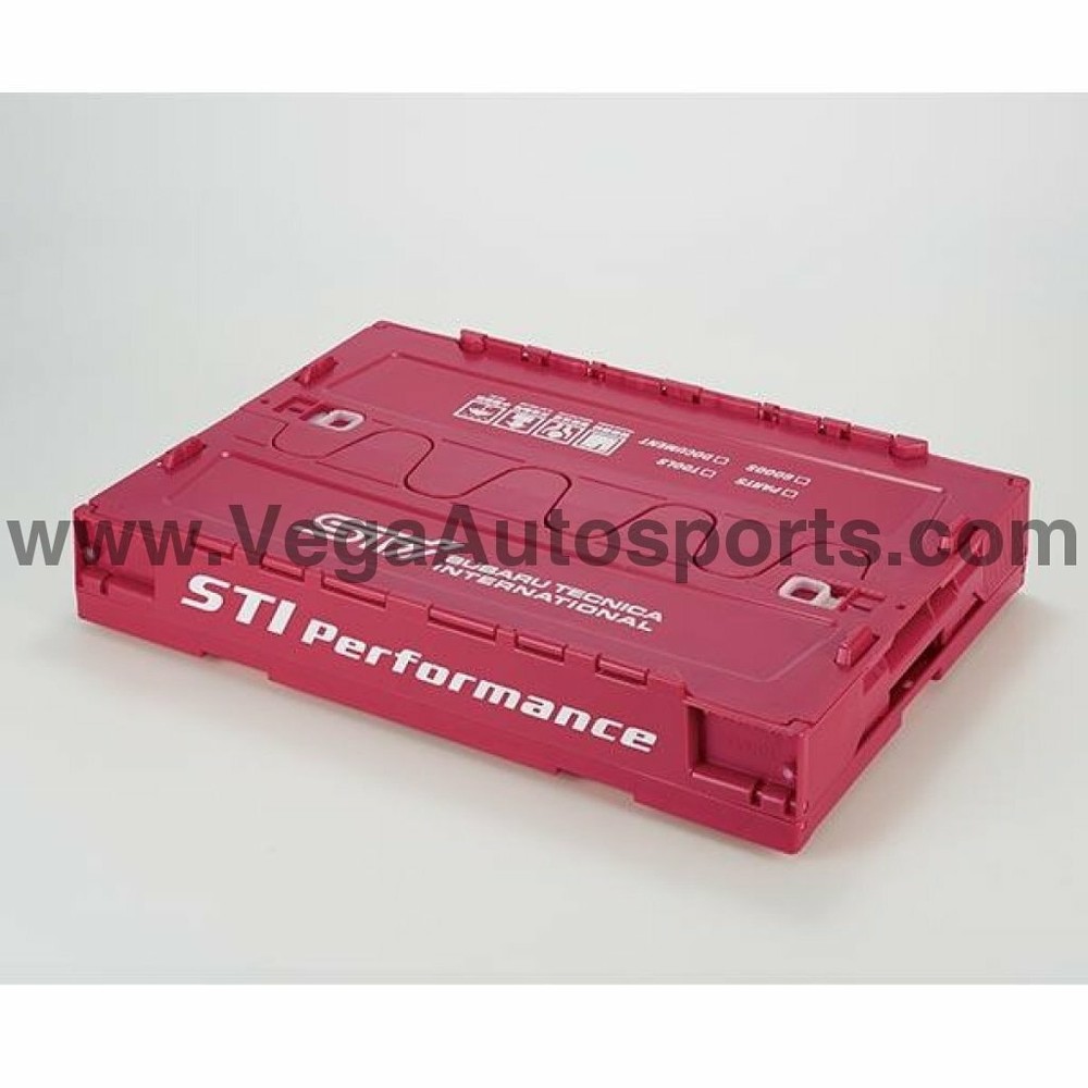Genuine Subaru Folding Container 50L CHERRY RED ver.