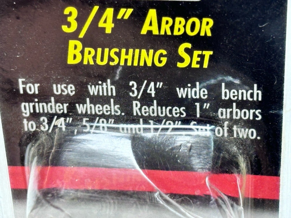 3/4” Red Arbor Bushing Set 2pc